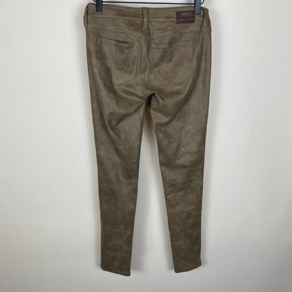 Design Lab Brown Skinny Faux Leather Pants - Picture 6 of 12